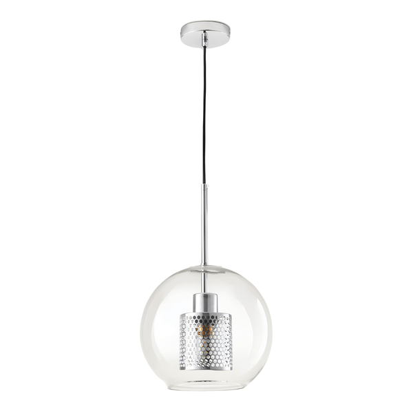 Luminária Pendente Moderna Minimalista Metal Globo Vidro Glint - ORNE™ — decor studio