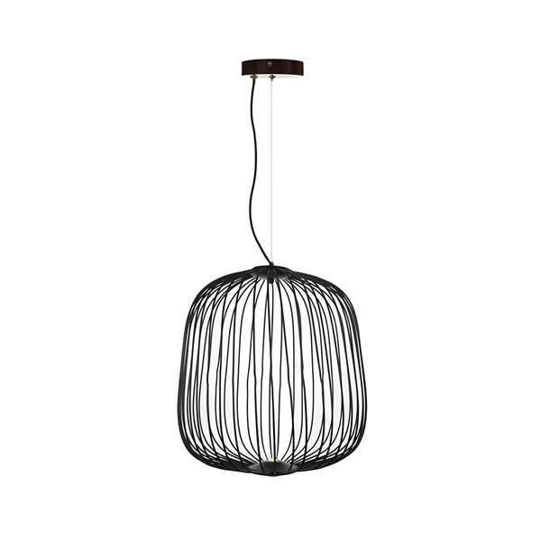 Luminária Pendente Moderna Minimalista Metal LED Preto Aral - ORNE™ — decor studio