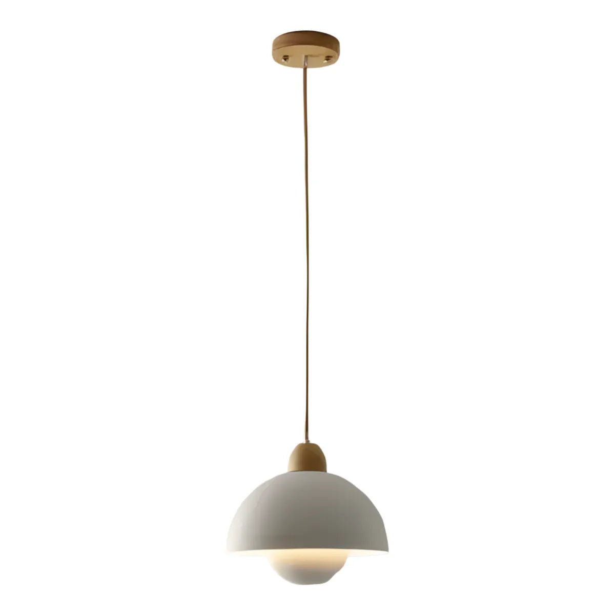 Luminária Pendente Moderna Minimalista Metal Madeira Bergen - ORNE™ — decor studio