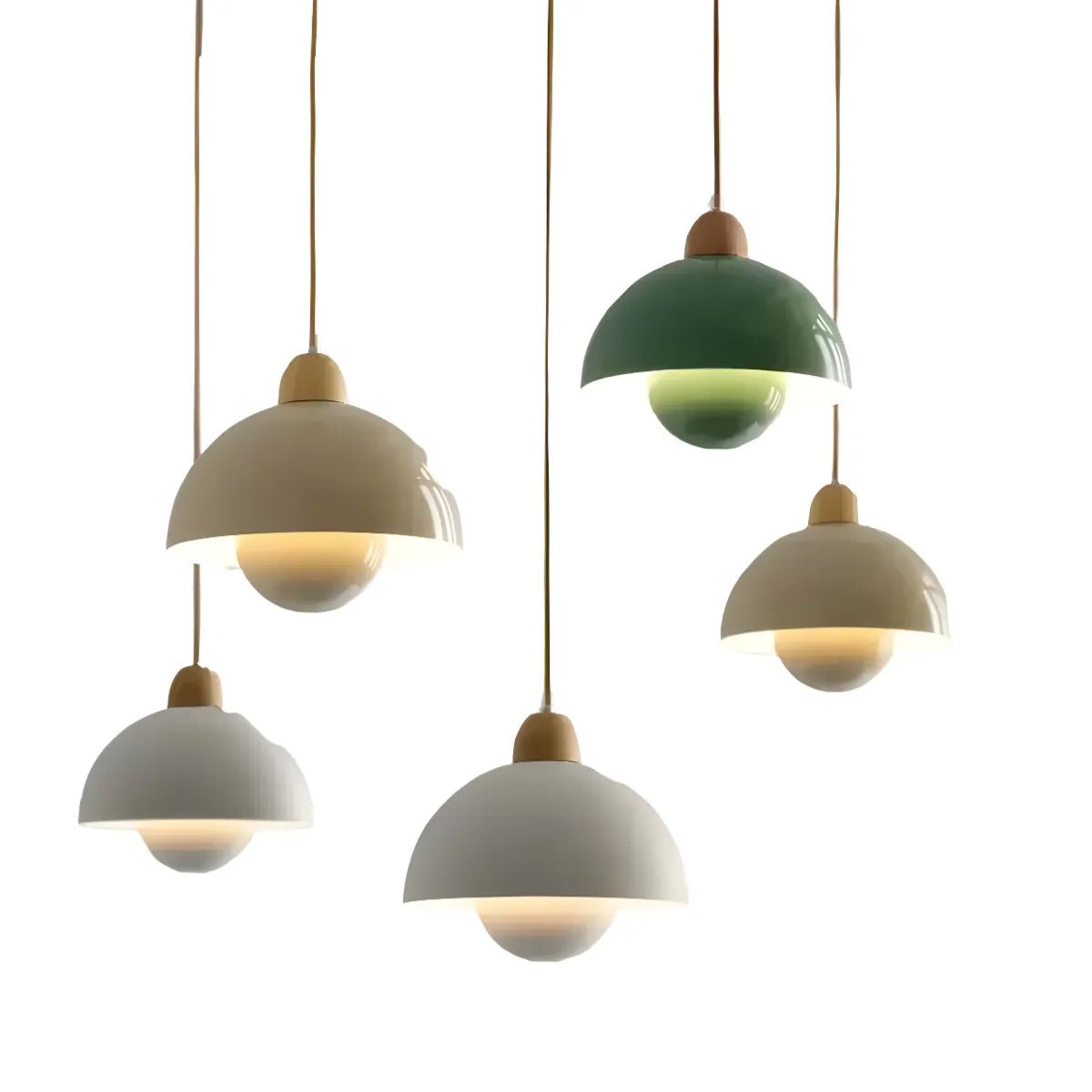 Luminária Pendente Moderna Minimalista Metal Madeira Bergen - ORNE™ — decor studio