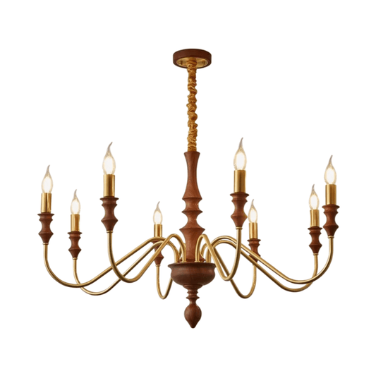 Luminária Pendente Moderna Minimalista Metal Madeira Gavia - ORNE™ — decor studio