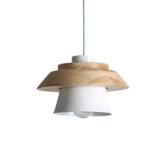 Luminária Pendente Moderna Minimalista Metal Madeira Tanizzo - ORNE™ — decor studio