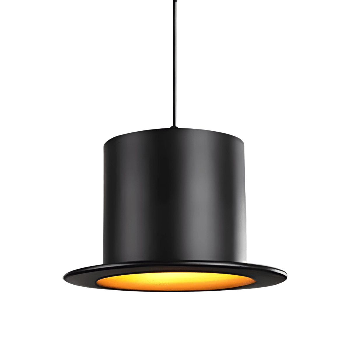 Luminária Pendente Moderna Minimalista Metal Magic Hat - Quadrado / 110v