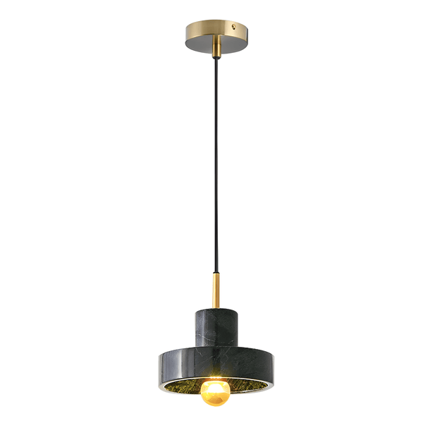 Luminária Pendente Moderna Minimalista Metal Mármore Astra - ORNE™ — decor studio
