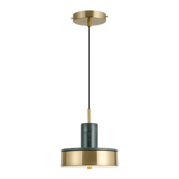 Luminária Pendente Moderna Minimalista Metal Mármore Rayo - ORNE™ — decor studio