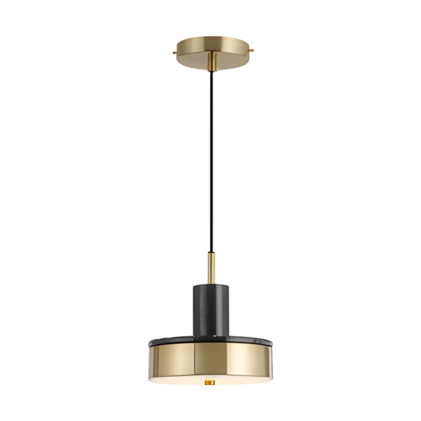 Luminária Pendente Moderna Minimalista Metal Mármore Rayo - ORNE™ — decor studio