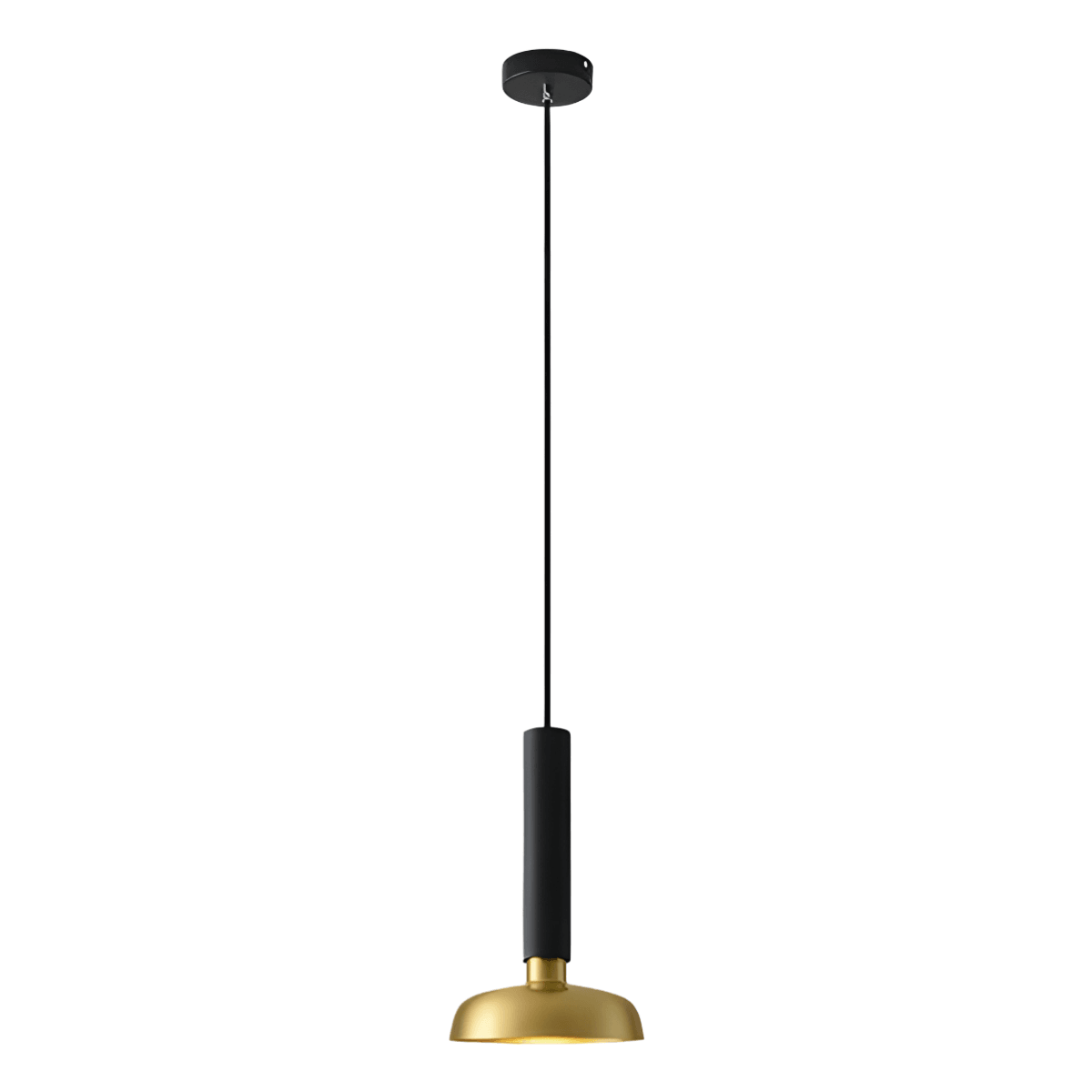 Luminária Pendente Moderna Minimalista Metal Solis - Preto