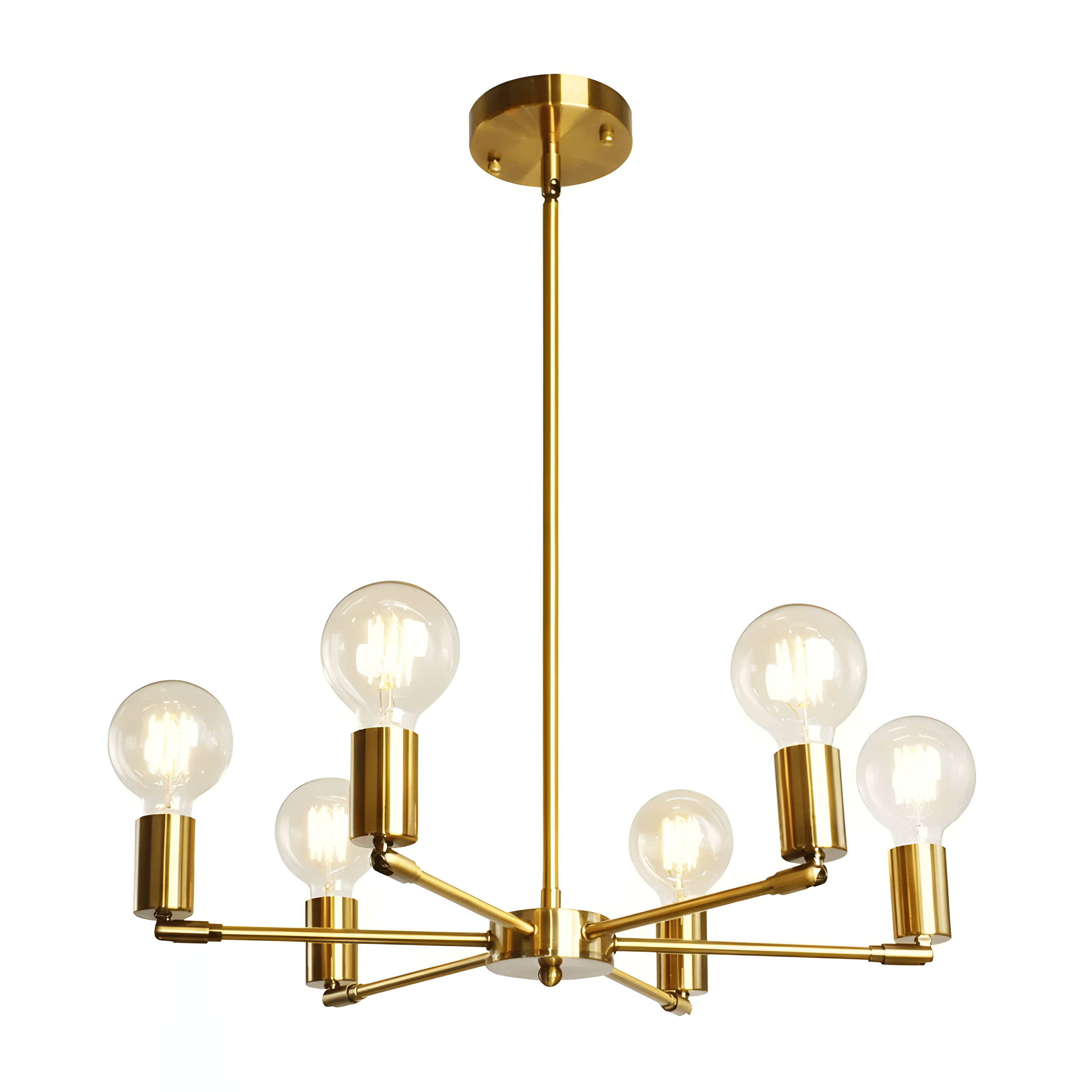 Luminária Pendente Moderna Minimalista Metal Sputnik Zeno - Dourado