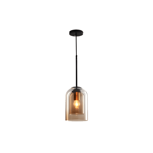 Luminária Pendente Moderna Minimalista Metal Vidro Bazaar - ORNE™ — decor studio