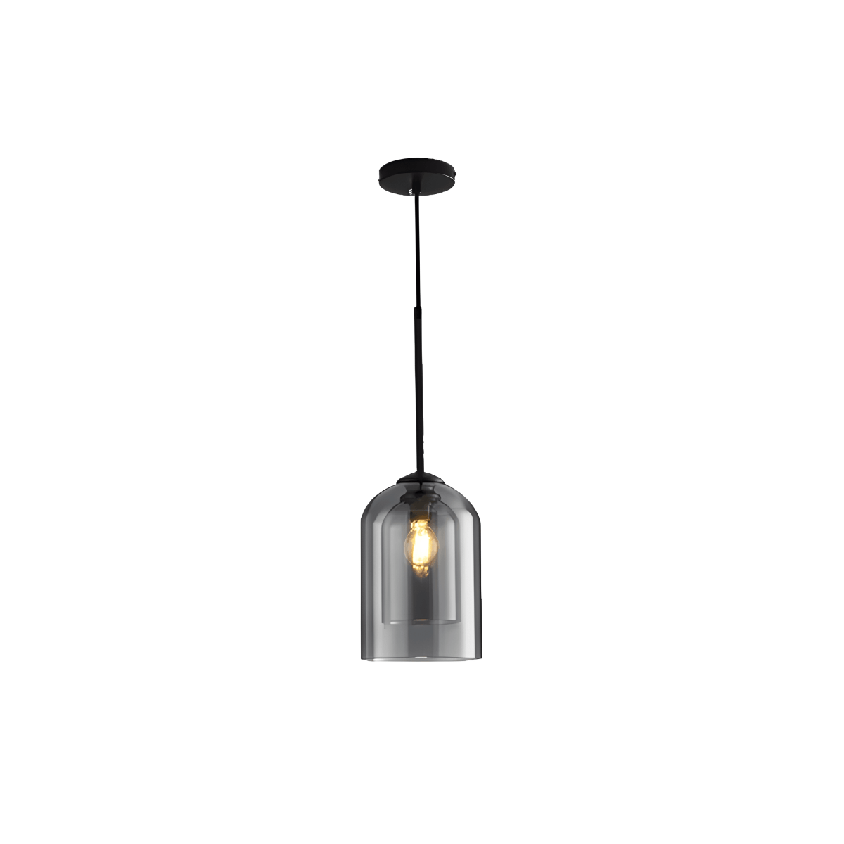 Luminária Pendente Moderna Minimalista Metal Vidro Bazaar - ORNE™ — decor studio