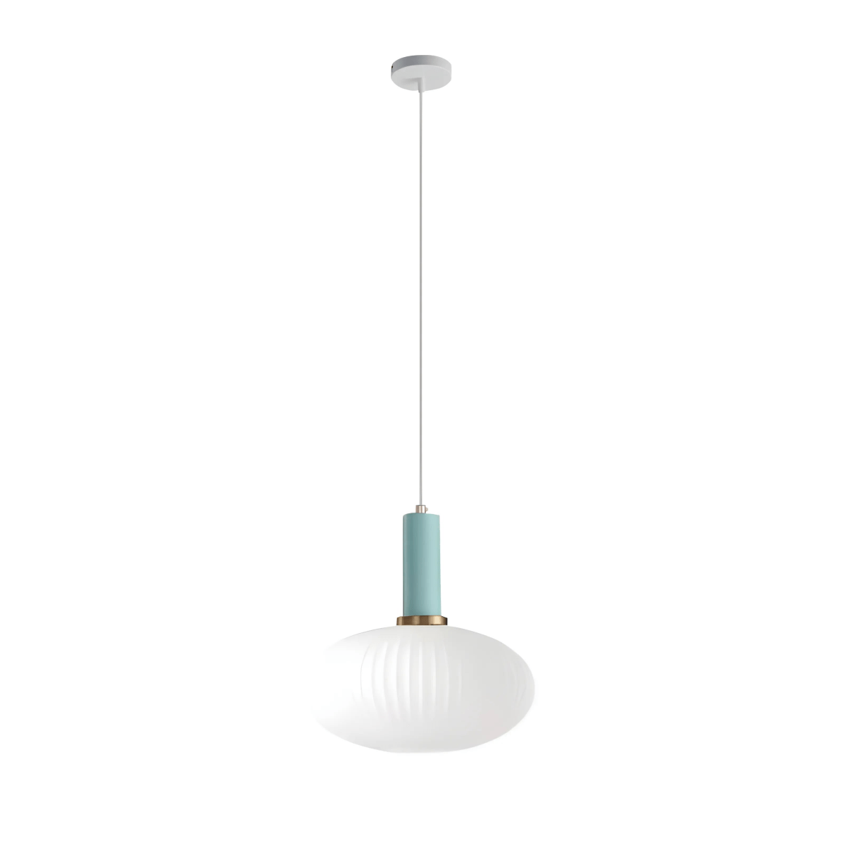 Luminária Pendente Moderna Minimalista Metal Vidro Colors Halo - ORNE™ — decor studio