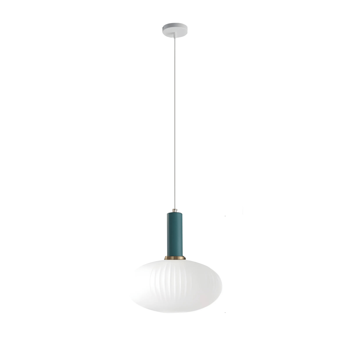 Luminária Pendente Moderna Minimalista Metal Vidro Colors Halo - ORNE™ — decor studio