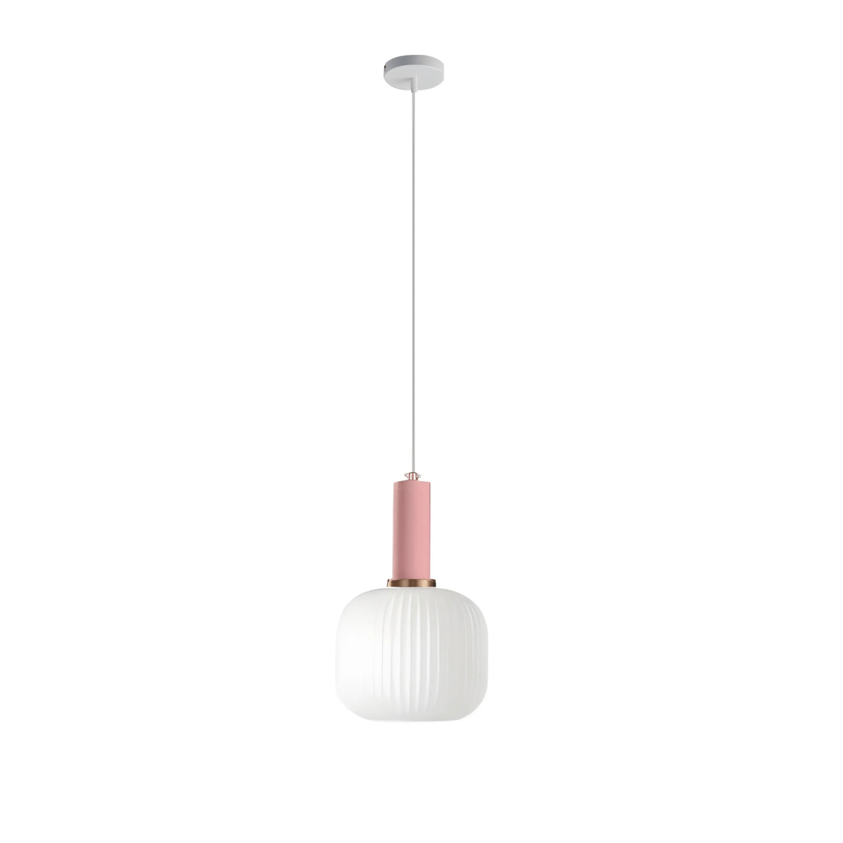 Luminária Pendente Moderna Minimalista Metal Vidro Colors Halo - ORNE™ — decor studio