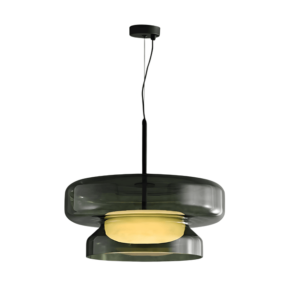 Luminária Pendente Moderna Minimalista Metal Vidro Densy - ORNE™ — decor studio