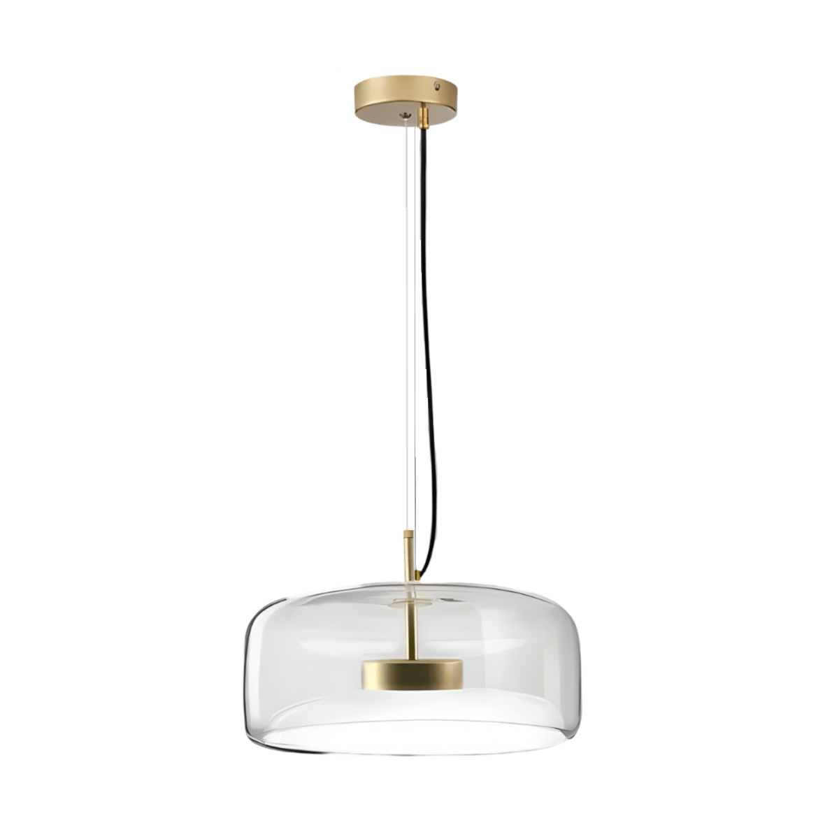 Luminária Pendente Moderna Minimalista Metal Vidro Gnitti - ORNE™ — decor studio