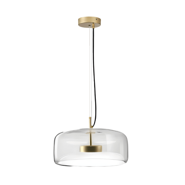 Luminária Pendente Moderna Minimalista Metal Vidro Gnitti - ORNE™ — decor studio