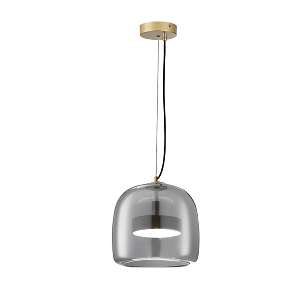 Luminária Pendente Moderna Minimalista Metal Vidro Gnitti - ORNE™ — decor studio