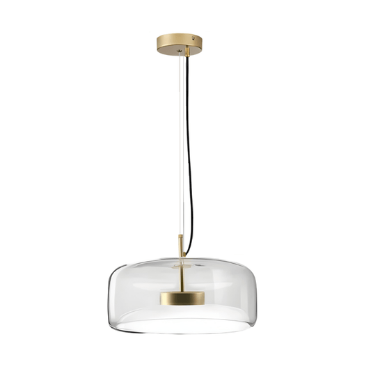 Luminária Pendente Moderna Minimalista Metal Vidro Gnitti - ORNE™ — decor studio
