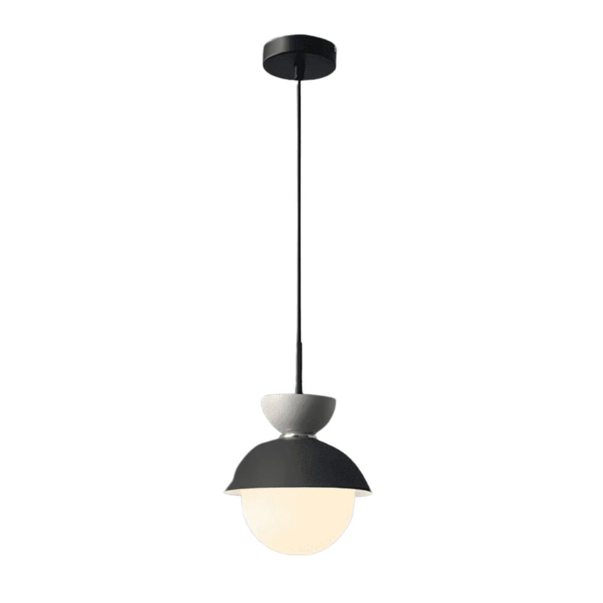 Luminária Pendente Moderna Minimalista Metal Vidro Goele Van - ORNE™ — decor studio