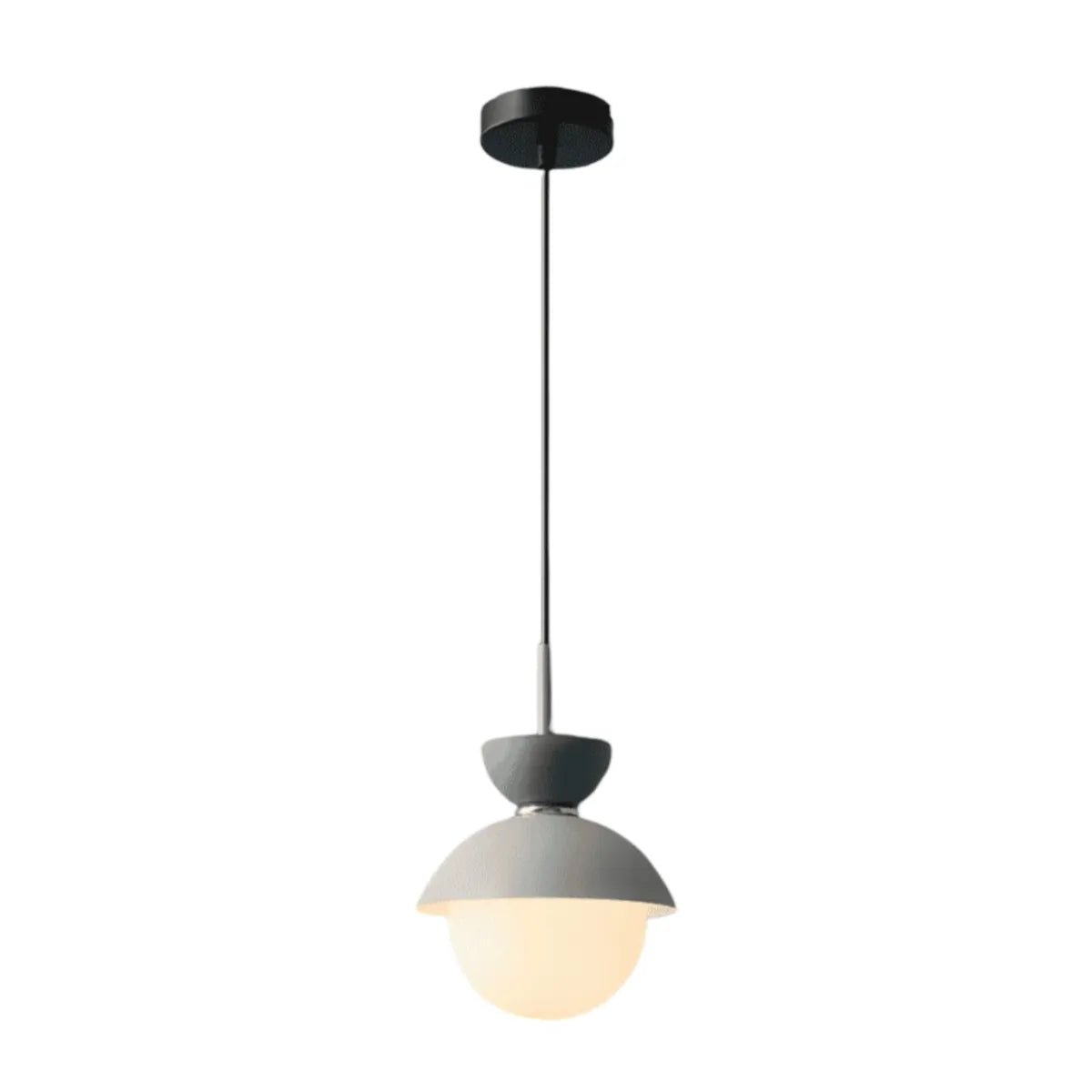 Luminária Pendente Moderna Minimalista Metal Vidro Goele Van - ORNE™ — decor studio