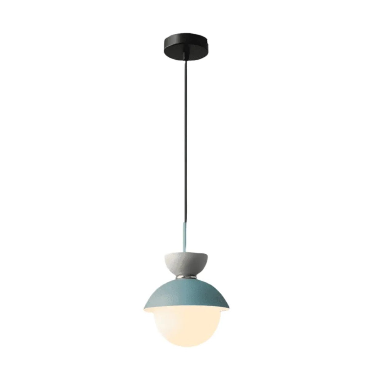Luminária Pendente Moderna Minimalista Metal Vidro Goele Van - ORNE™ — decor studio