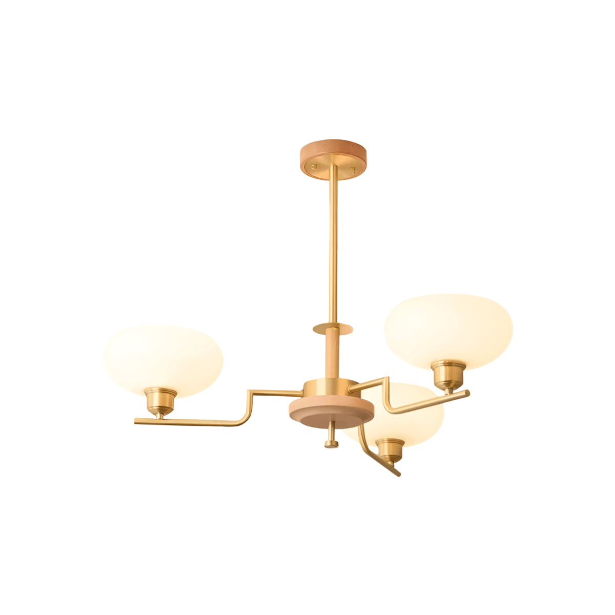 Luminária Pendente Moderna Minimalista Metal Vidro Gold Lumina - ORNE™ — decor studio