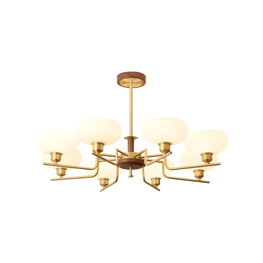 Luminária Pendente Moderna Minimalista Metal Vidro Gold Lumina - ORNE™ — decor studio