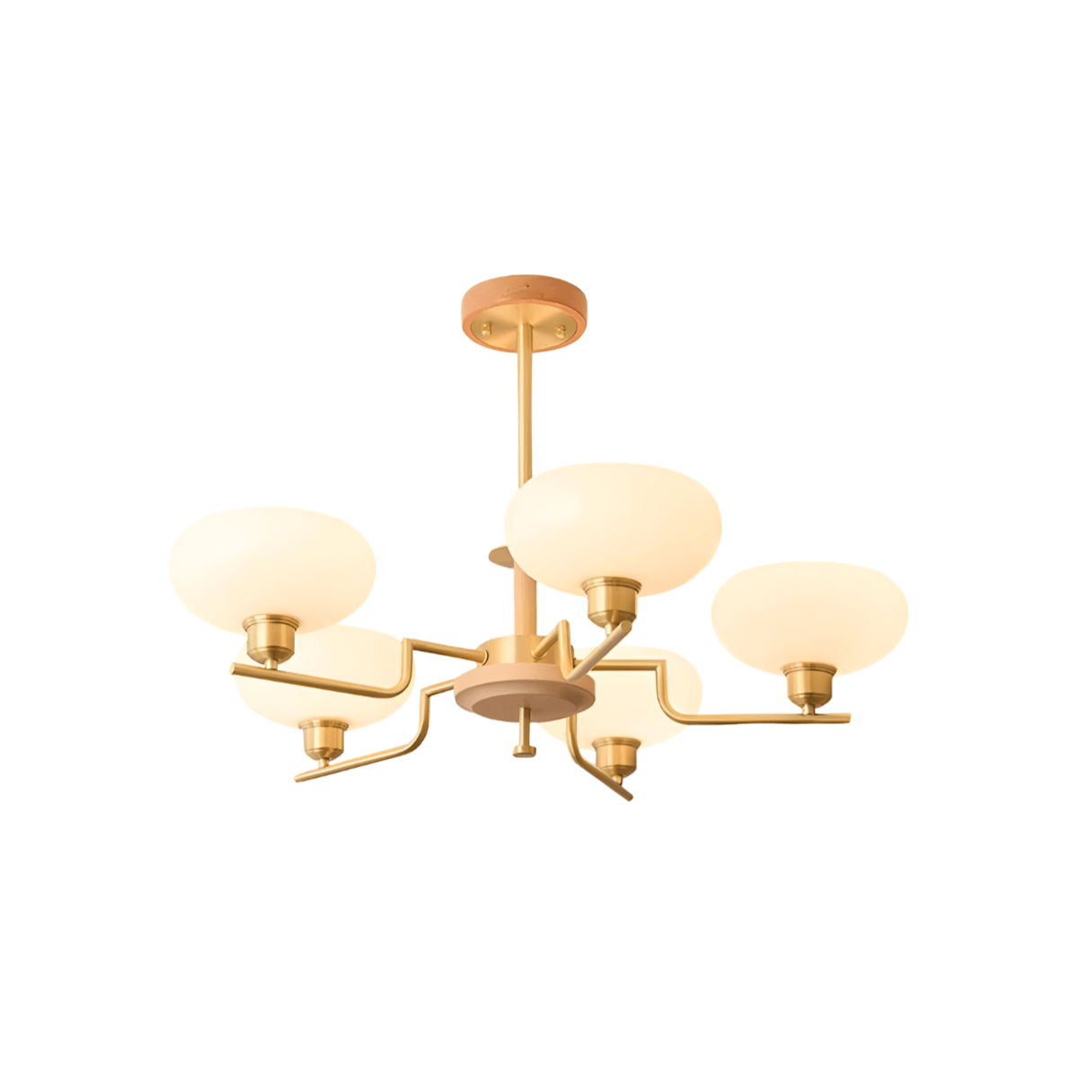 Luminária Pendente Moderna Minimalista Metal Vidro Gold Lumina - ORNE™ — decor studio