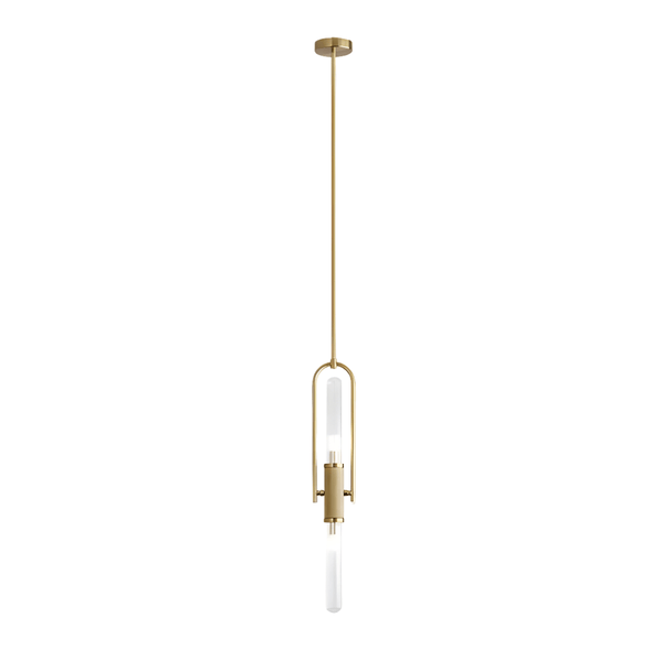 Luminária Pendente Moderna Minimalista Metal Vidro Halaro - ORNE™ — decor studio