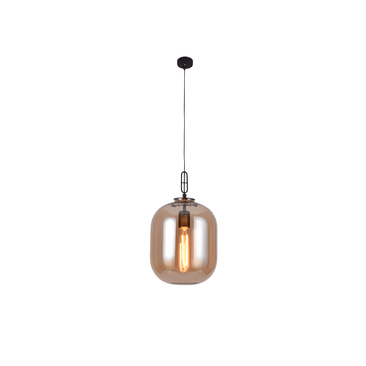 Luminária Pendente Moderna Minimalista Metal Vidro Khao - ORNE™ — decor studio