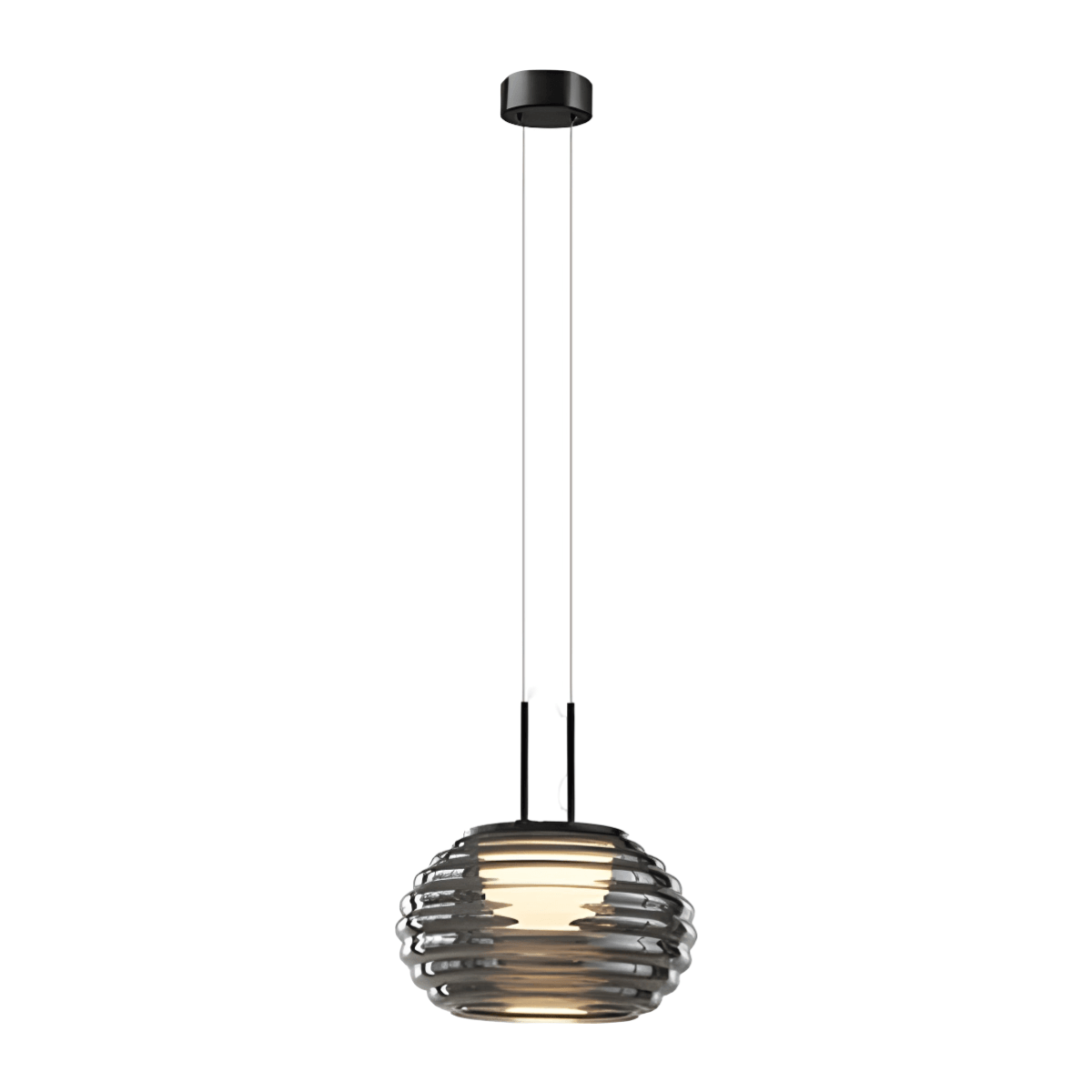 Luminária Pendente Moderna Minimalista Metal Vidro LED Hurri - ORNE™ — decor studio
