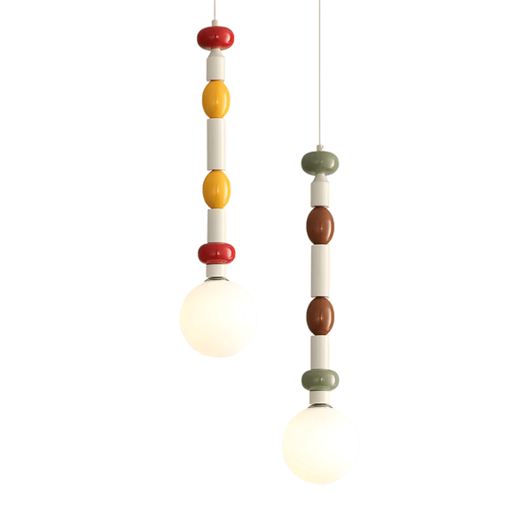 Luminária Pendente Moderna Minimalista Metal Vidro Lolli - ORNE™ — decor studio