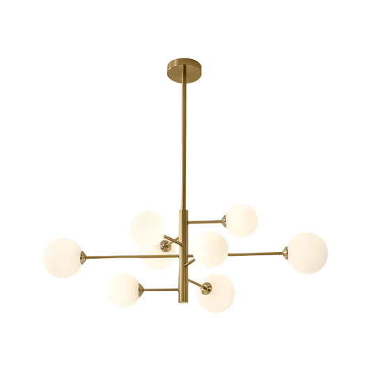 Luminária Pendente Moderna Minimalista Metal Vidro Lumi Ball - ORNE™ — decor studio