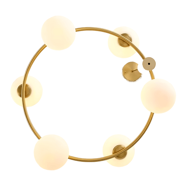 Luminária Pendente Moderna Minimalista Metal Vidro Lunar - ORNE™ — decor studio