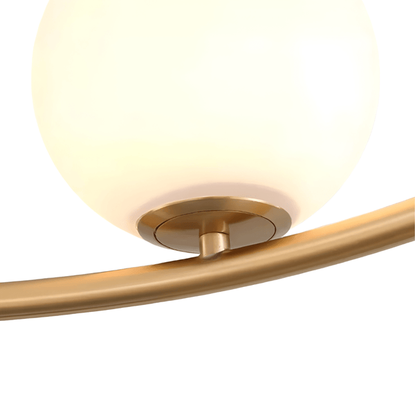 Luminária Pendente Moderna Minimalista Metal Vidro Lunar - ORNE™ — decor studio