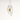 Luminária Pendente Moderna Minimalista Metal Vidro Madan - Dourado / 21x36cm - ORNE™