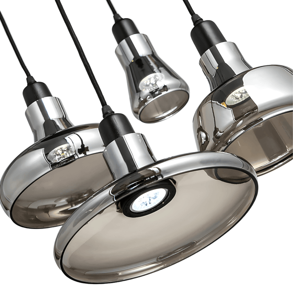 Luminária Pendente Moderna Minimalista Metal Vidro Nilo - ORNE™ — decor studio