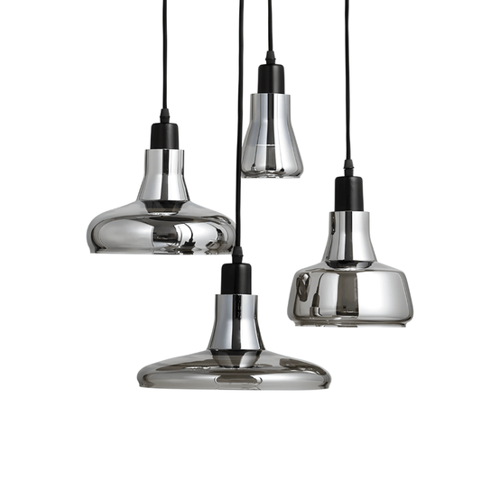 Luminária Pendente Moderna Minimalista Metal Vidro Nilo - ORNE™ — decor studio