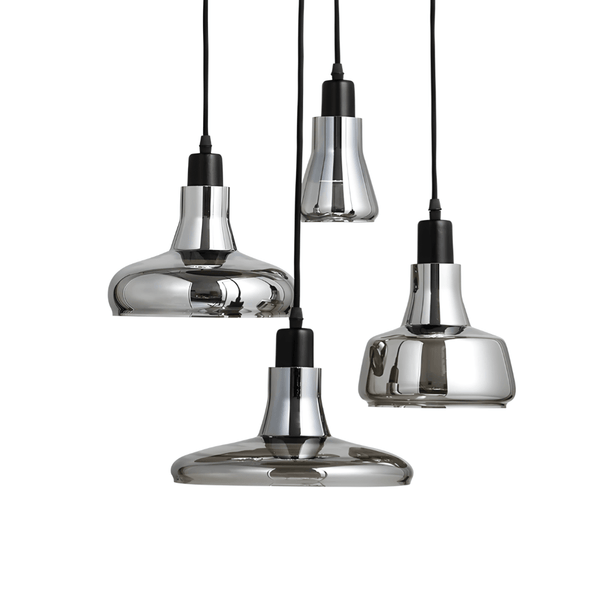 Luminária Pendente Moderna Minimalista Metal Vidro Nilo - ORNE™ — decor studio