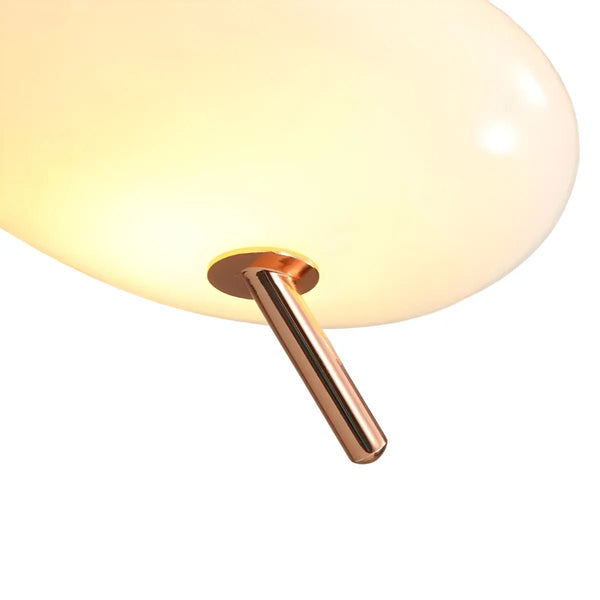 Luminária Pendente Moderna Minimalista Metal Vidro Orgânico Leeds - ORNE™ — decor studio