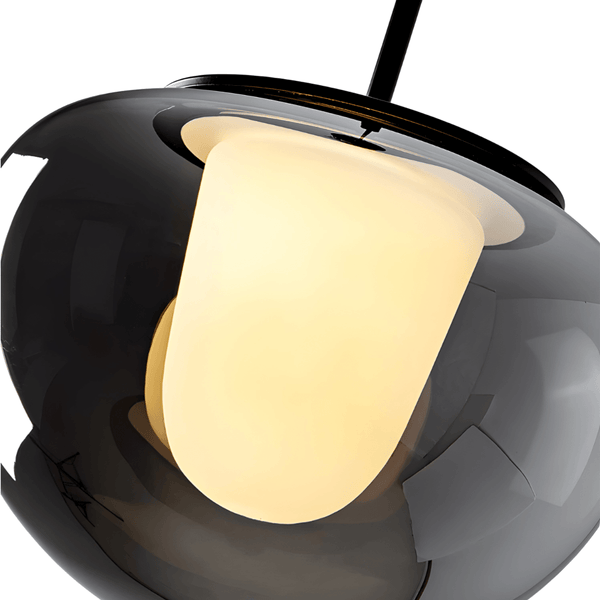 Luminária Pendente Moderna Minimalista Metal Vidro Oris - ORNE™ — decor studio