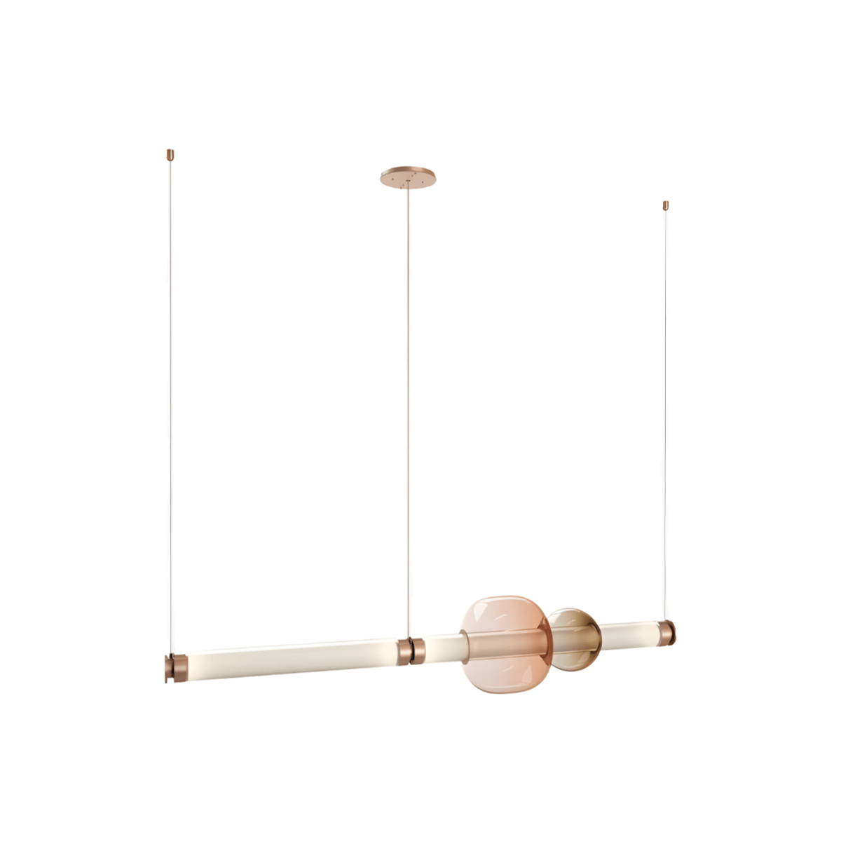 Luminária Pendente Moderna Minimalista Metal Vidro Satalle - ORNE™ — decor studio