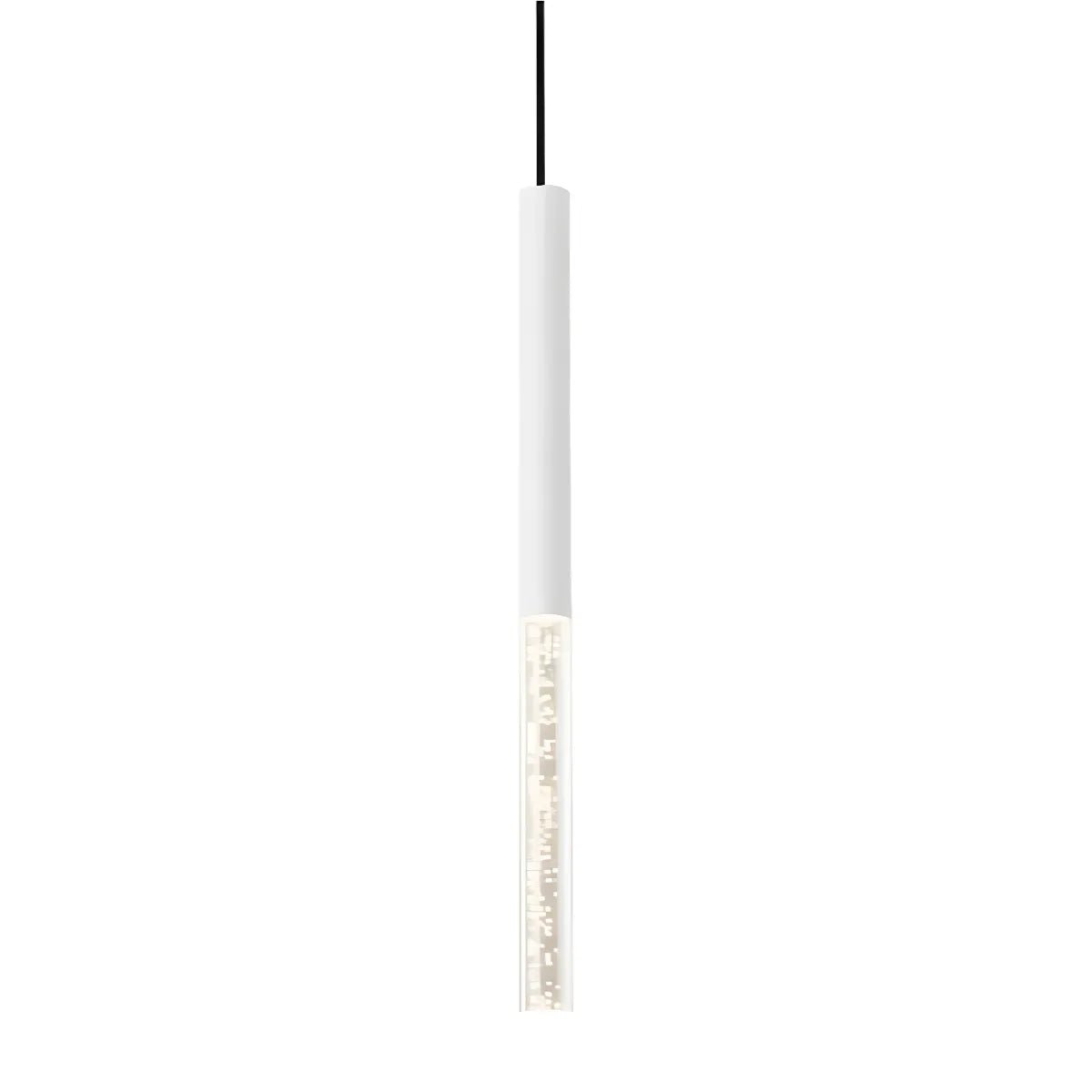 Luminária Pendente Moderna Minimalista Metal Vidro Tubo LED Mantti - ORNE™ — decor studio