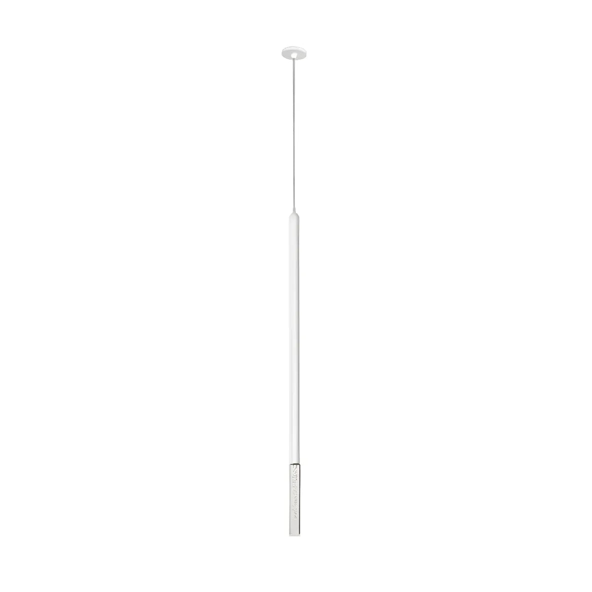 Luminária Pendente Moderna Minimalista Metal Vidro Tubo Sora - Branco / Modelo D / Branco Quente (3000K)