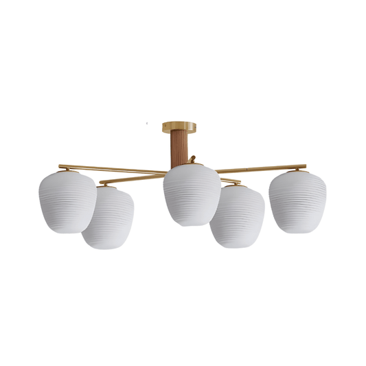 Luminária Pendente Moderna Minimalista Metal Vidro Villux - ORNE™ — decor studio