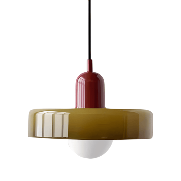 Luminária Pendente Moderna Minimalista Retrô Vidro Color Candy - ORNE™ — decor studio