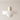 Luminária Pendente Moderna Minimalista Retrô Vidro Color Candy - Bege e Branco / Ø25cm - ORNE™