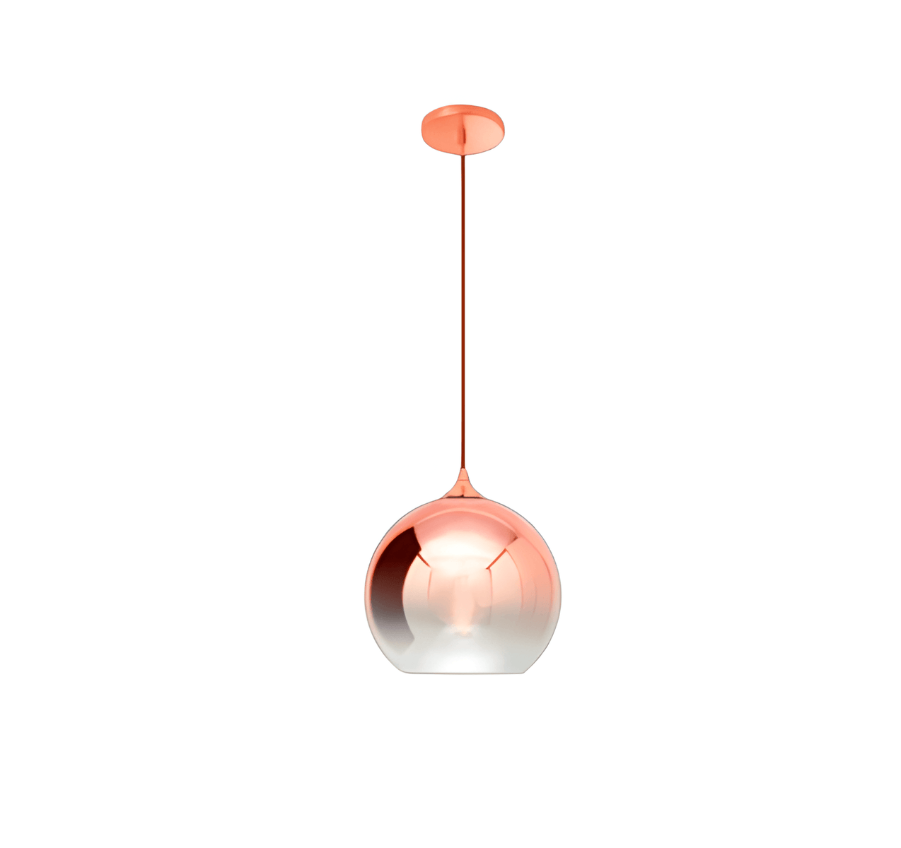 Luminária Pendente Moderna Minimalista Section - Rosa