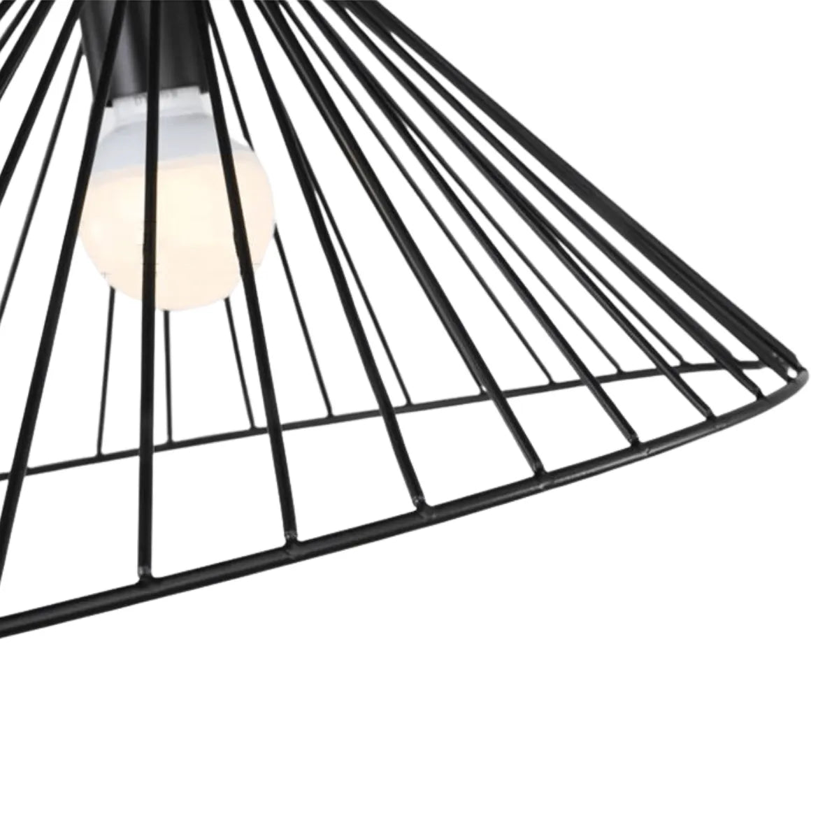Luminária Pendente Moderna Minimalista Straw Preto - ORNE™ — decor studio