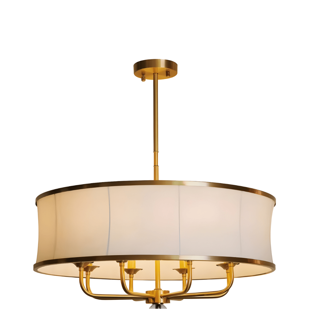 Luminária Pendente Moderna Minimalista Tecido Metal Alfate - ORNE™ — decor studio